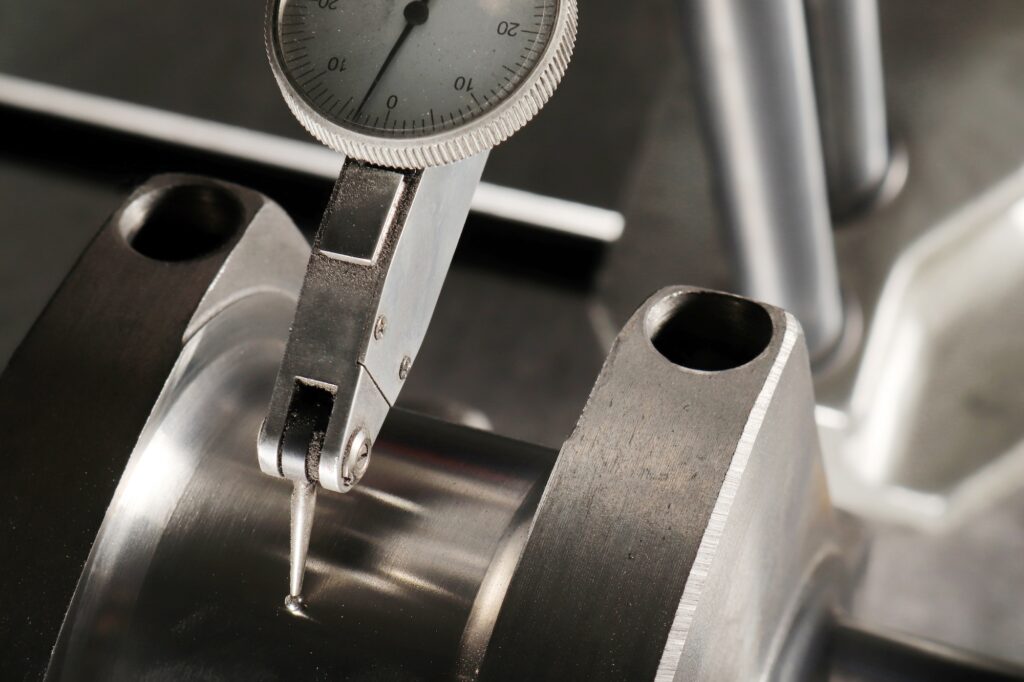 Precise measurement on the crankshaft